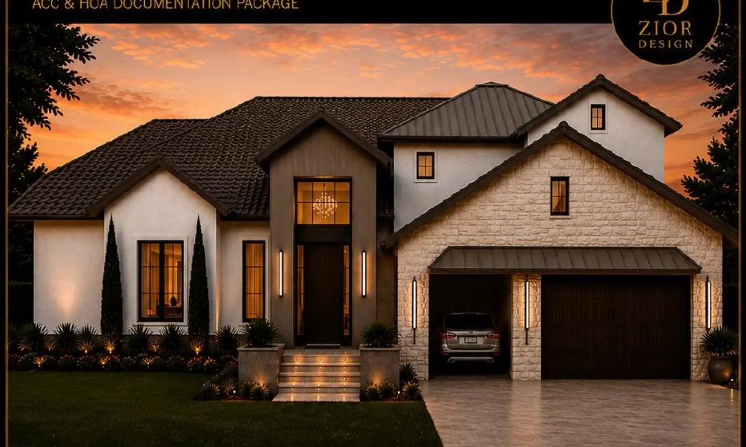 Custom Luxury Residence architectural concept